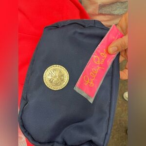 NWT Lilly Pulitzer navy belt bag